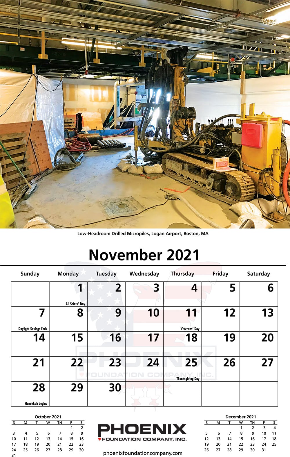 Phoenix Foundation 2021 Calendar
