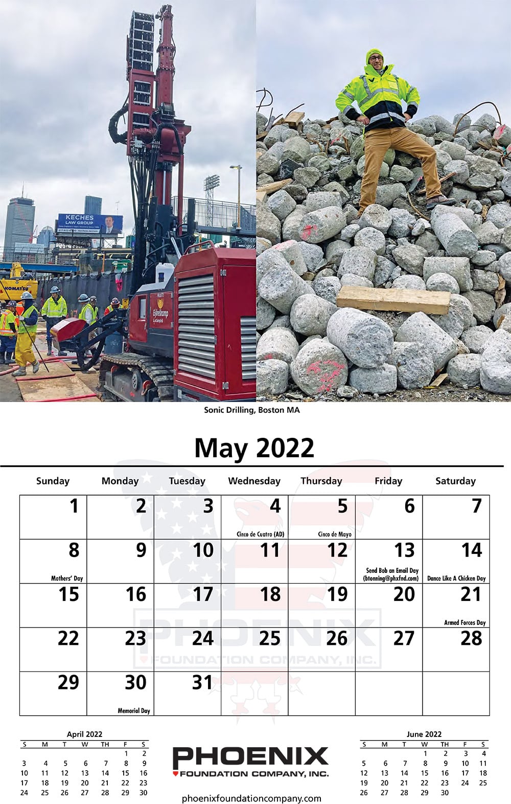Phoenix Foundation 2022 Calendar