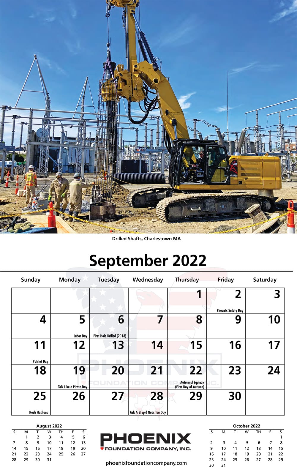 Phoenix Foundation 2022 Calendar