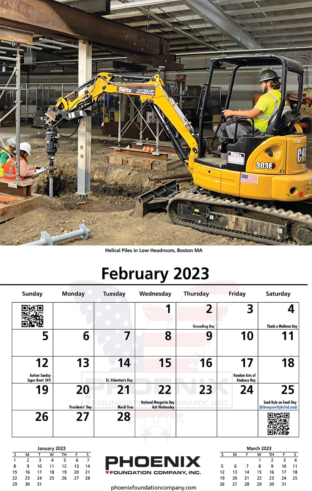 Phoenix Foundation 2023 Calendar