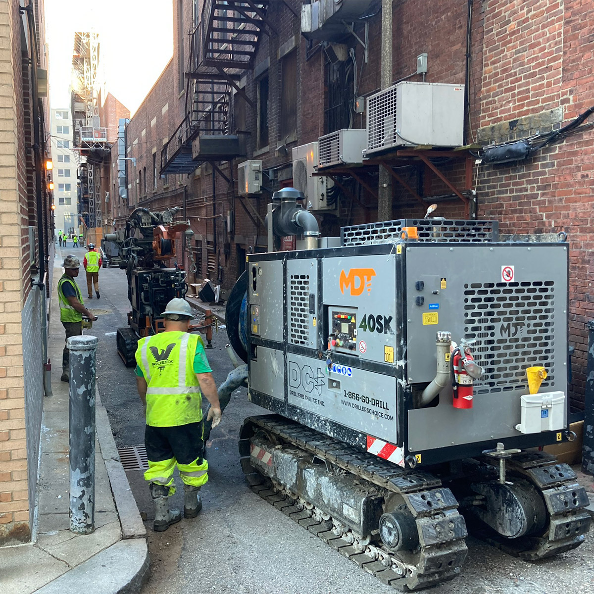 Huntington Theater Restoration - Drilled Micropiles